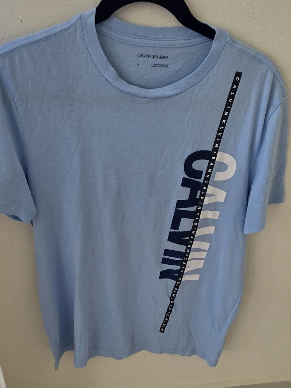 Calvin Klein Jeans Men’s Light Blue Logo T-Shirt